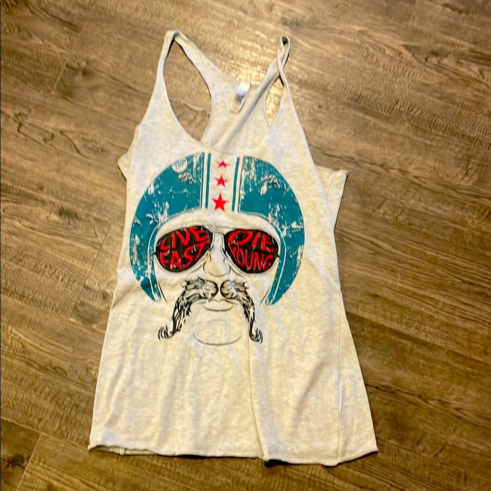 Country Deep racer back tank top